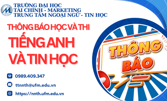 Thông báo về việc đăng ký học và thi chứng chỉ tiếng Anh và tin học (Tháng 11-12/2025)